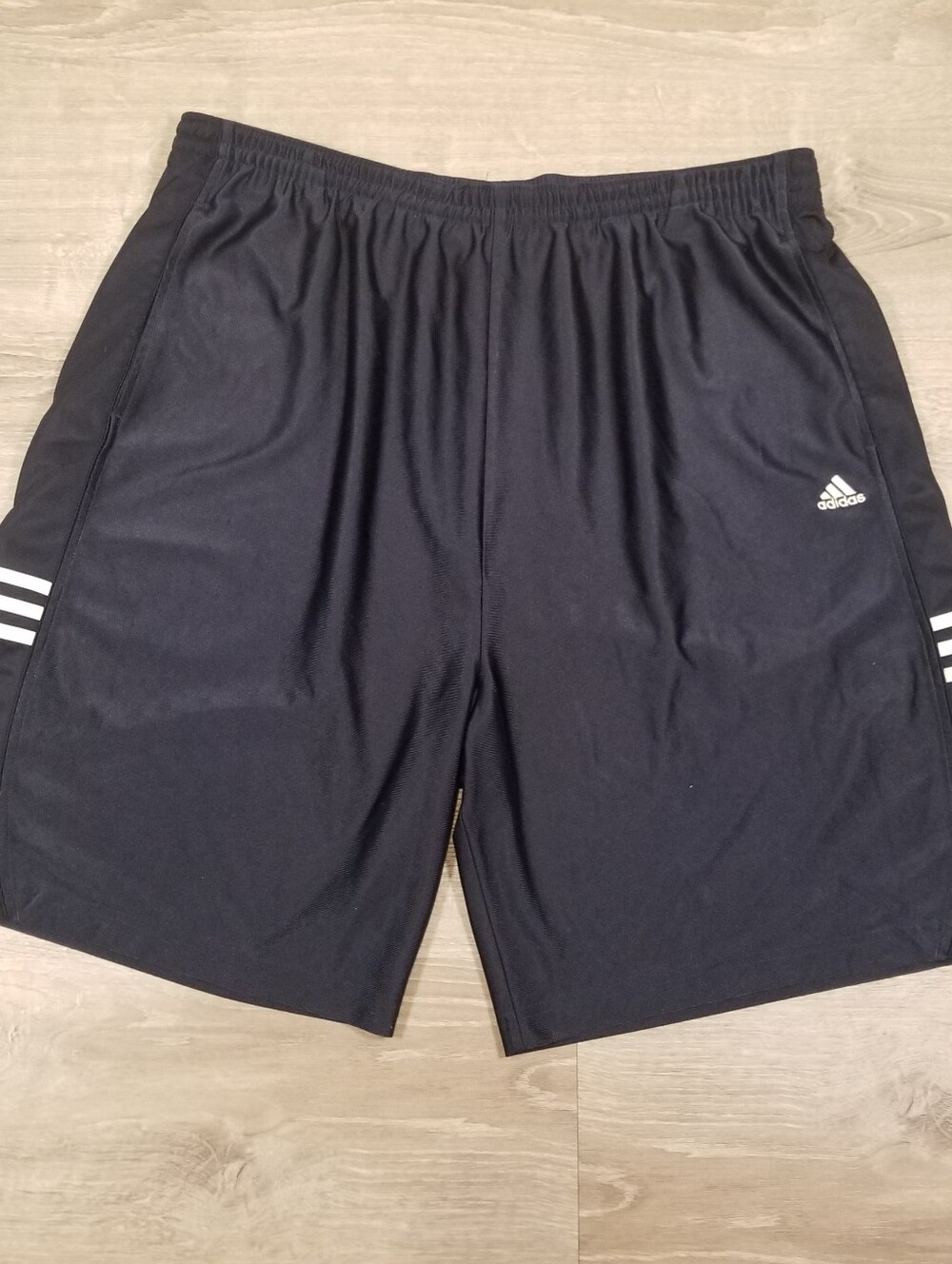 Vintage Y2K Adidas Dazzle Basketball Shorts Blue Shimmer Shiny Mens 2XL Workout